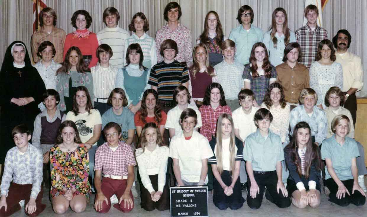 StBridget Class of 1974-8th grade